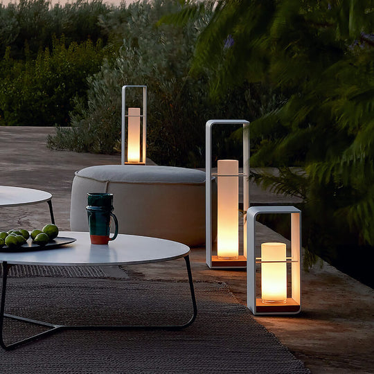 Modern Square Outdoor LED Light | Waterproof Solar LED Light
