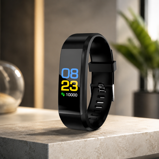 Senior Smartwatch with Heart Rate and Blood Pressure Monitor