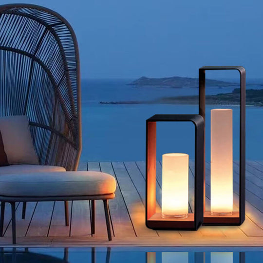 Modern Square Outdoor LED Light | Waterproof Solar LED Light