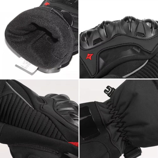 Gants Moto Hiver Étanches et Chauffants