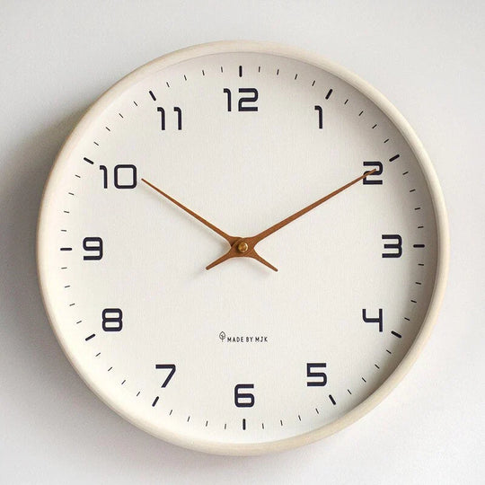 Scandinavian Wall Clock Minimalist Silent Nordic