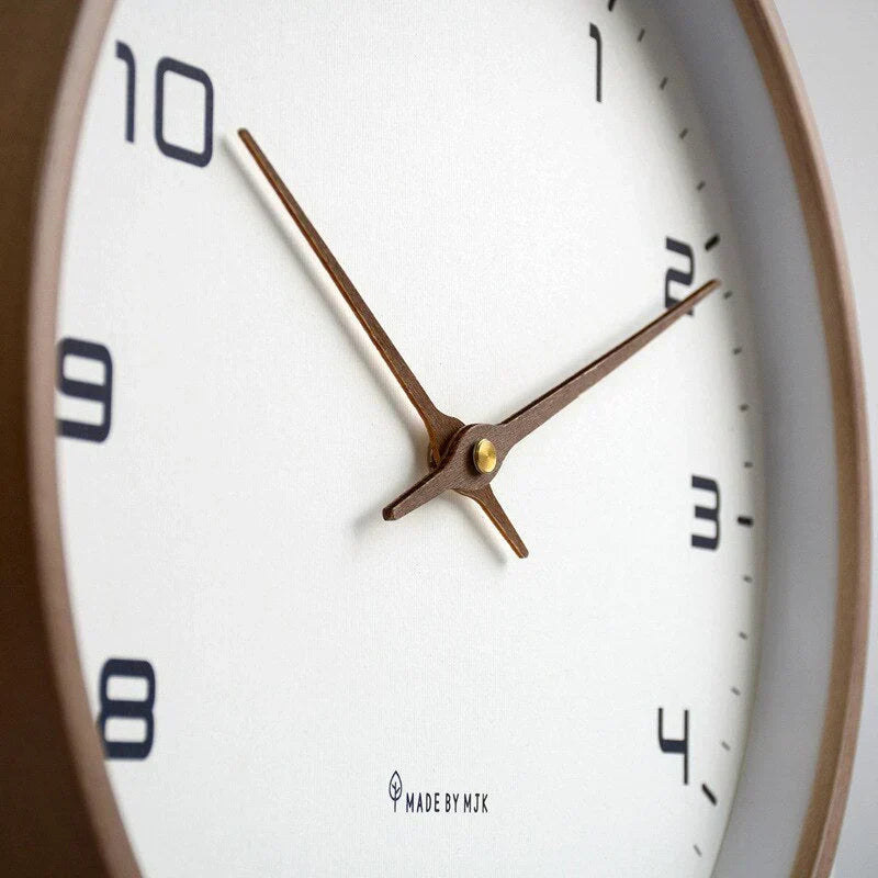 Scandinavian Wall Clock Minimalist Silent Nordic