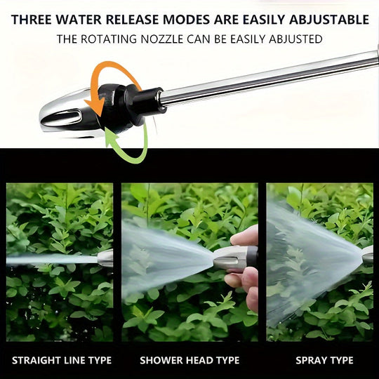 AQUAFORCE High-Pressure Garden Water Gun with Foam Cannon Attachment for Car Washing
