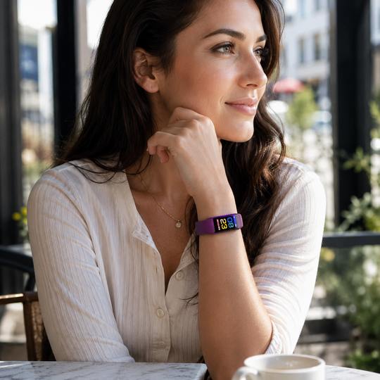 Senior Smartwatch with Heart Rate and Blood Pressure Monitor
