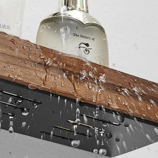 Wall Bathroom Shelf No Drill Storage Rack