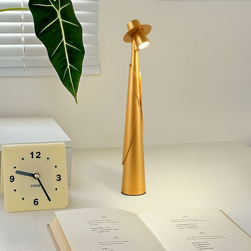 Modern Rechargeable LED Hat Lamp | Creative Touch Desk Light