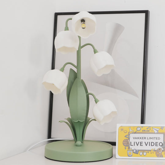 Bell Orchid Table Lamp | Elegant Floral Indoor Light