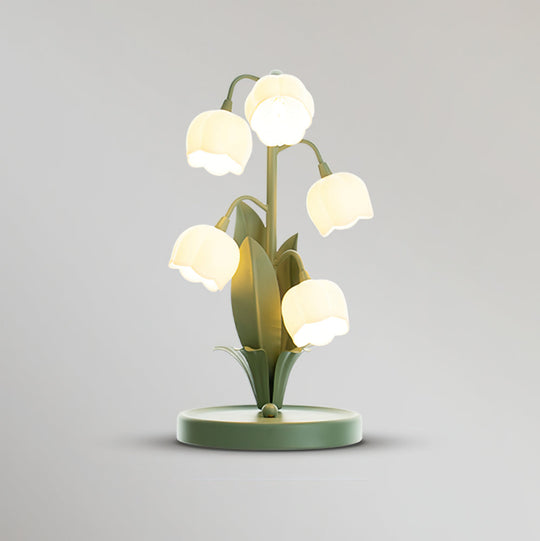 Bell Orchid Table Lamp | Elegant Floral Indoor Light