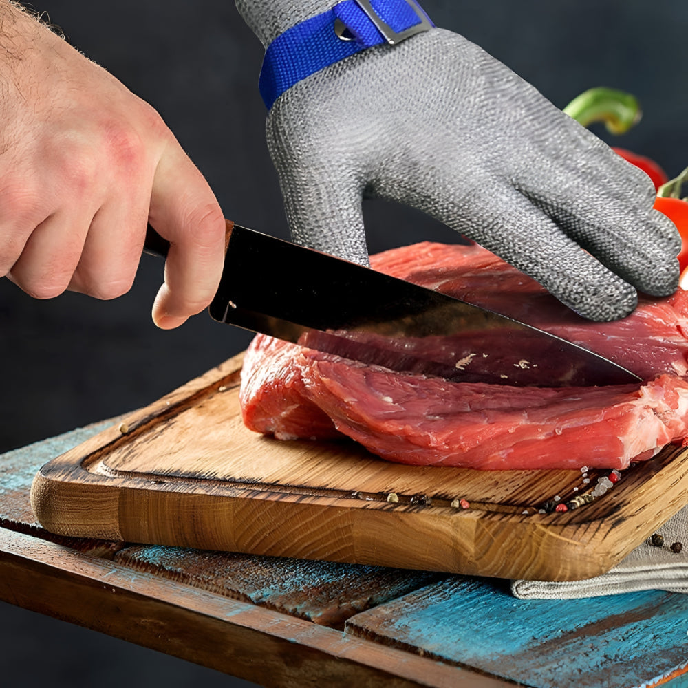 Cut Resistant Gloves Kitchen Metal Mesh