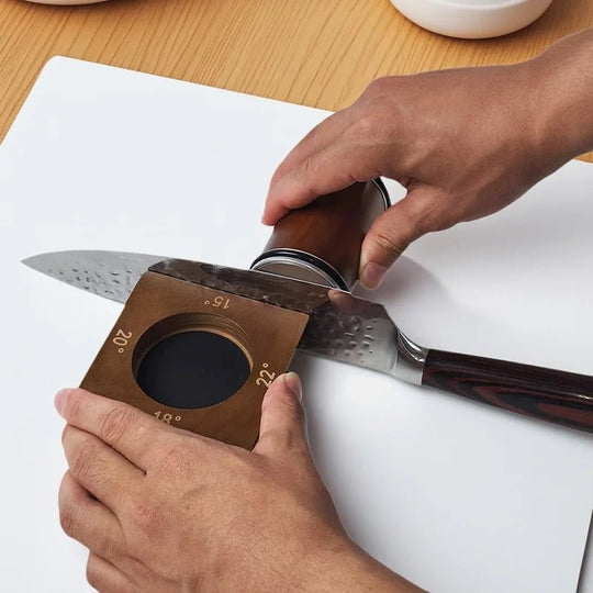 Diamond Knife Sharpener | Adjustable 4-Angle Rolling System