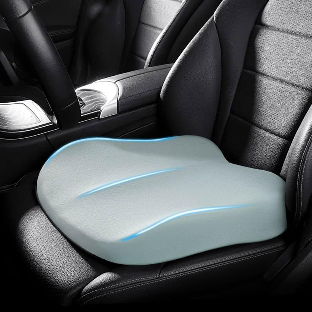 Ergonomic Car Seat Cushion | Memory Foam Comfort Booster