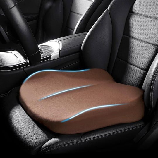 Ergonomic Car Seat Cushion | Memory Foam Comfort Booster