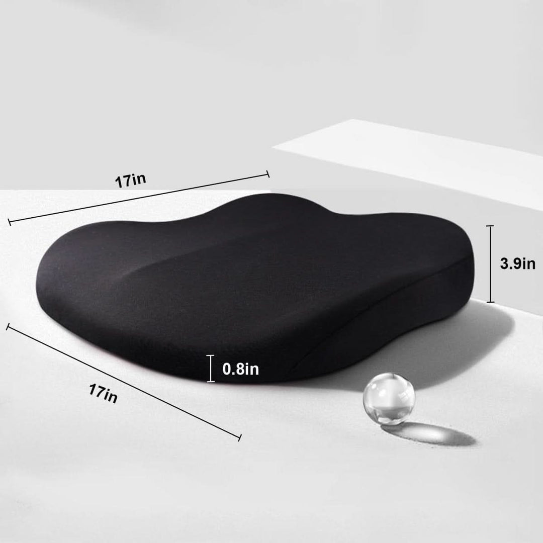Ergonomic Car Seat Cushion | Memory Foam Comfort Booster