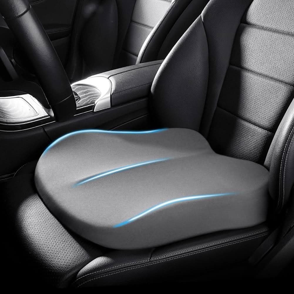 Ergonomic Car Seat Cushion | Memory Foam Comfort Booster