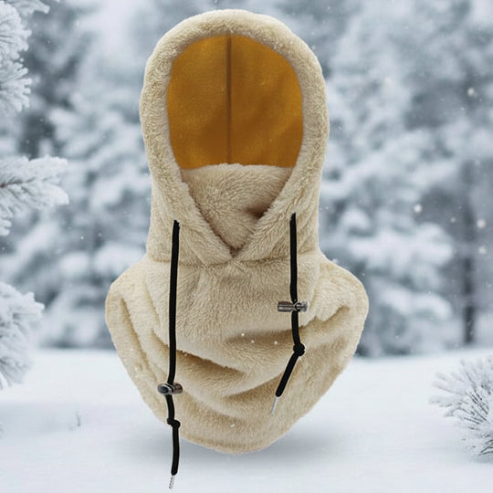 Thermal Winter Balaclava | Fleece Lined Hood with Drawstrings