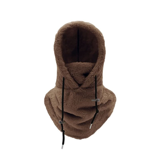 Thermal Winter Balaclava | Fleece Lined Hood with Drawstrings