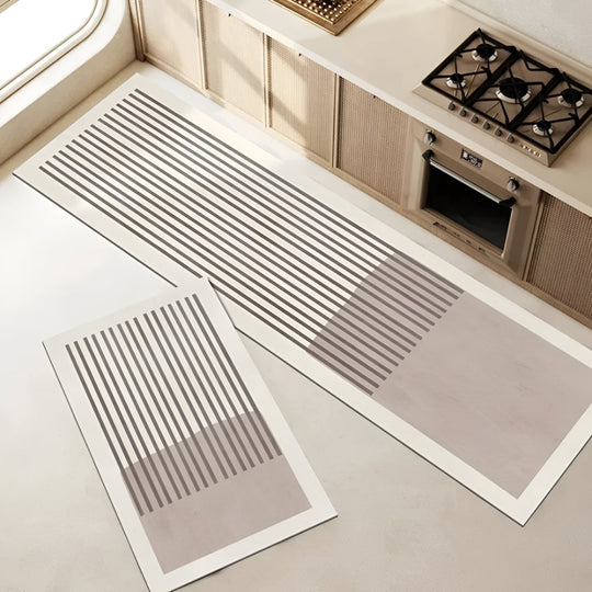 Kitchen Mat Absorbent Non Slip Striped Floor Runner