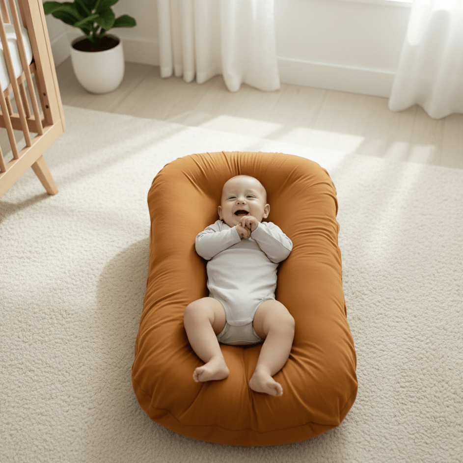 Baby Sleep Nest | Soft Memory Foam Infant Lounger