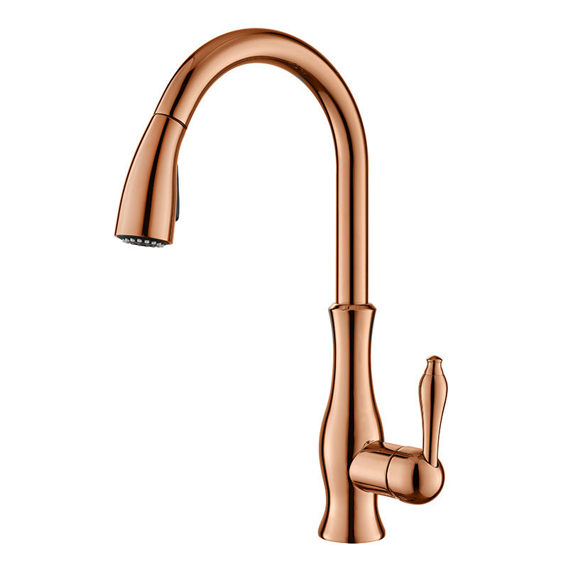 Kitchen Faucet Pull Out Metal Sink Tap Design