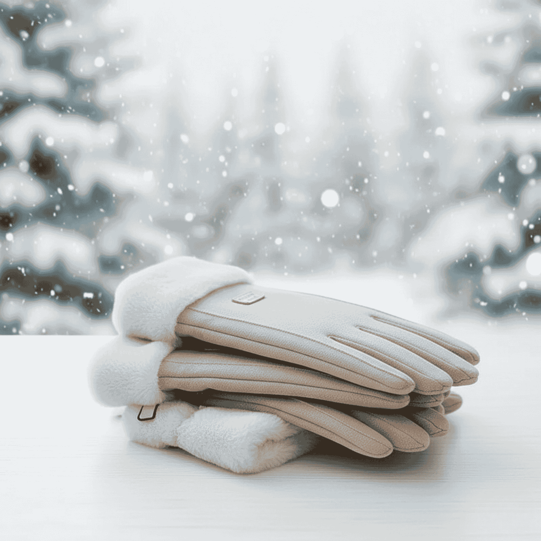 Women's Touchscreen Winter Gloves | Plush Suede Fleece Lined