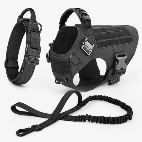 Military Grade Dog Harness | Tactical Training Vest with Quick-Release System