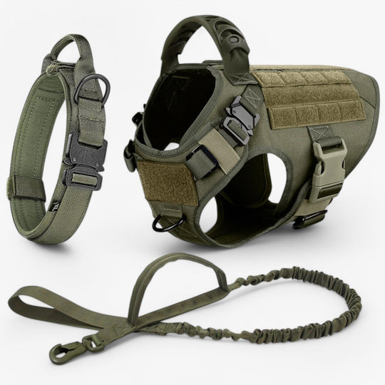 Military Grade Dog Harness | Tactical Training Vest with Quick-Release System