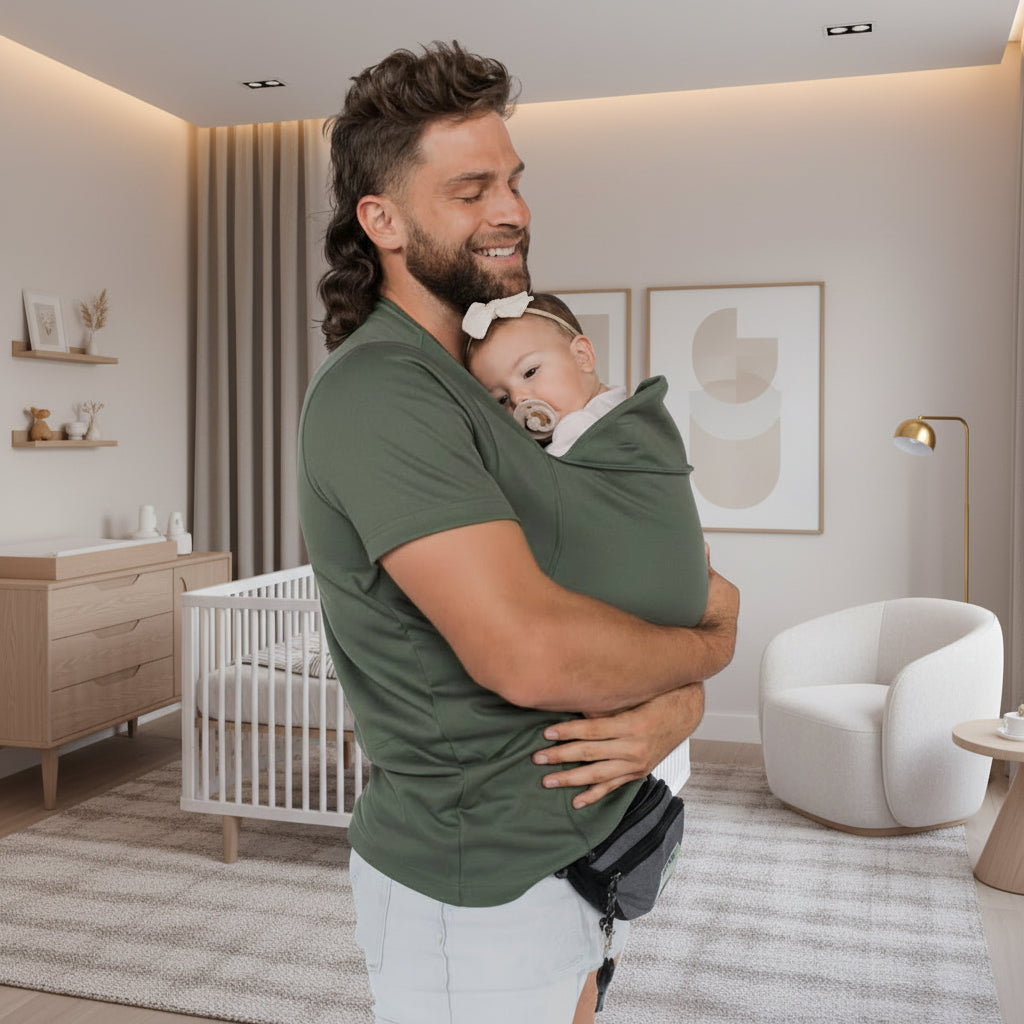 Ergonomic Baby Carrier | Breathable T-Shirt Design