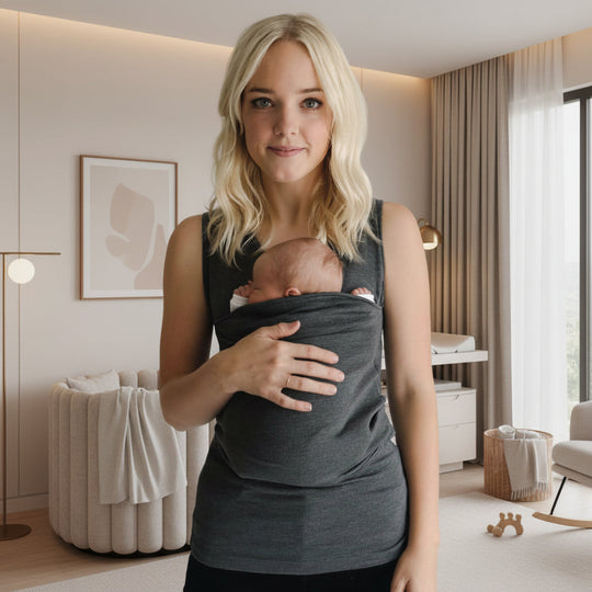 Ergonomic Baby Carrier | Breathable T-Shirt Design