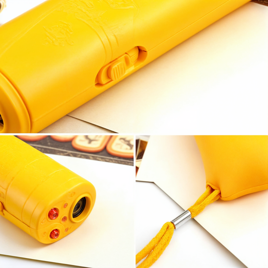 Ultrasonic Anti-Barking Dog Trainer with Adjustable Range for Indoor or Outdoor Use