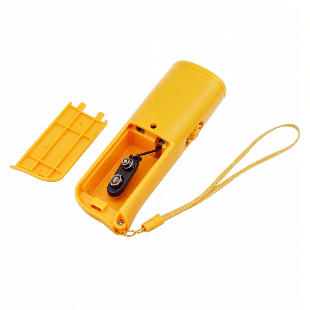 Ultrasonic Anti-Barking Dog Trainer with Adjustable Range for Indoor or Outdoor Use