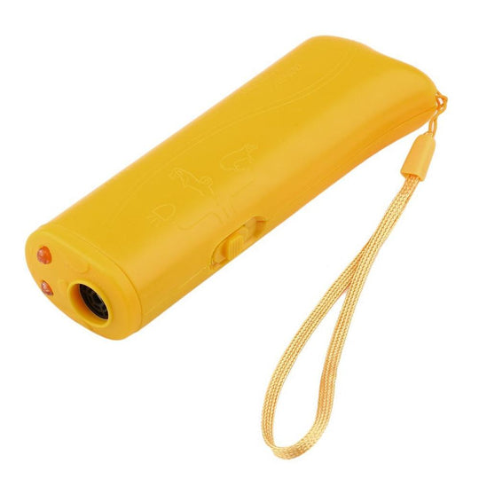 Ultrasonic Anti-Barking Dog Trainer with Adjustable Range for Indoor or Outdoor Use