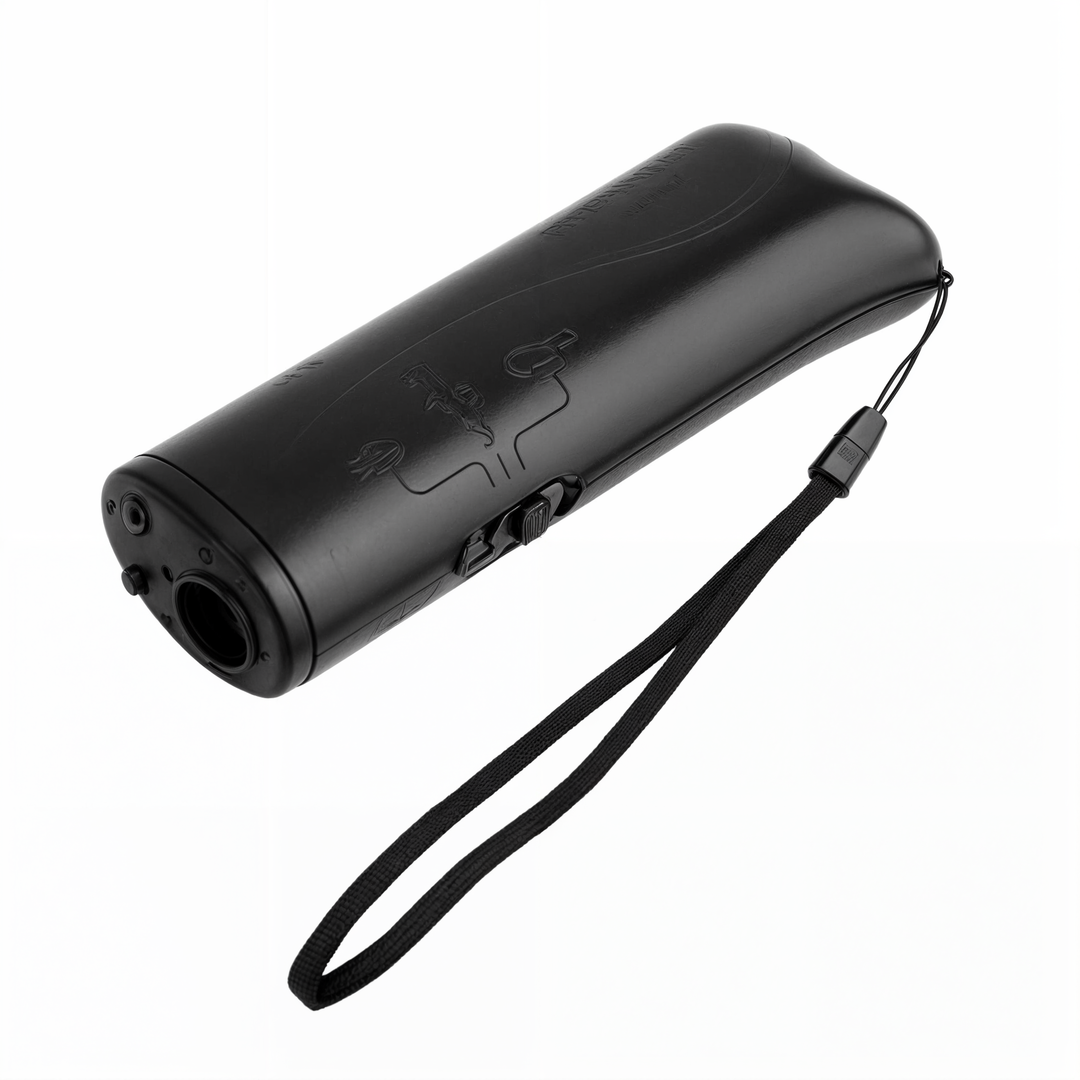 Ultrasonic Anti-Barking Dog Trainer with Adjustable Range for Indoor or Outdoor Use