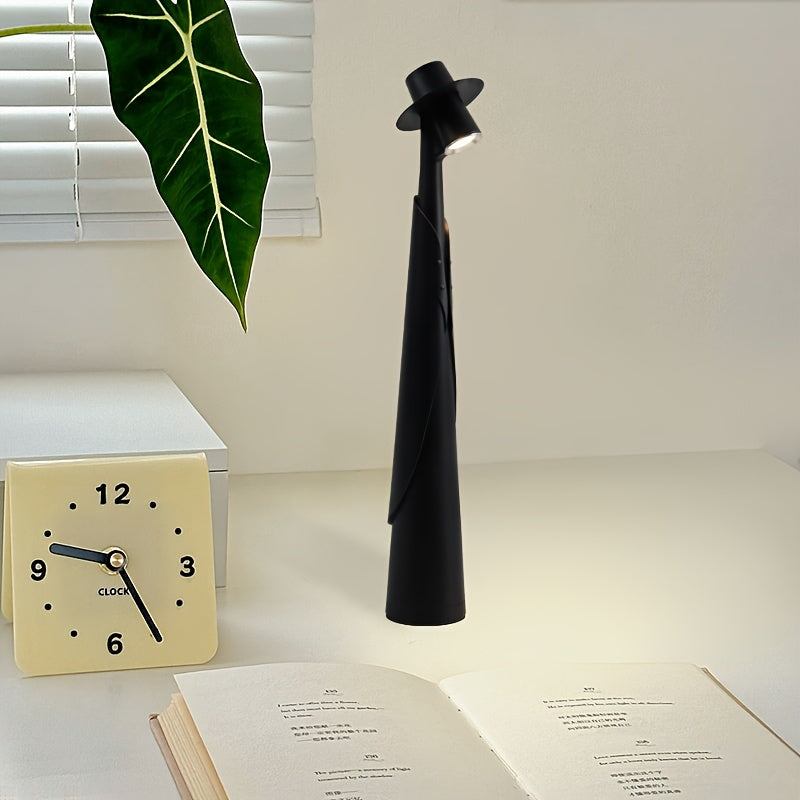 Modern Rechargeable LED Hat Lamp | Creative Touch Desk Light