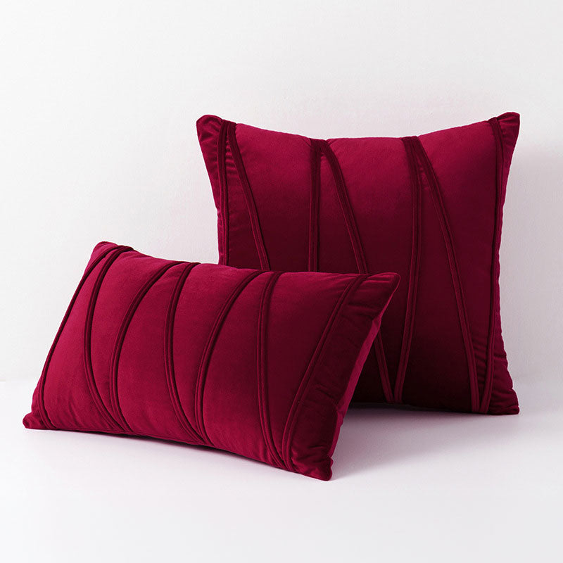Velvet Cushion Covers Set Soft Decorative Throw Pillow Cases