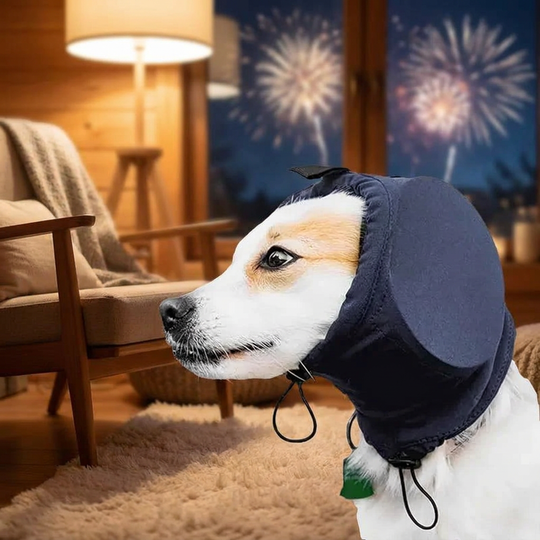 CalmEars Noise-Reducing Ear Protectors for Dogs, Comfortable Hearing Protection Wrap