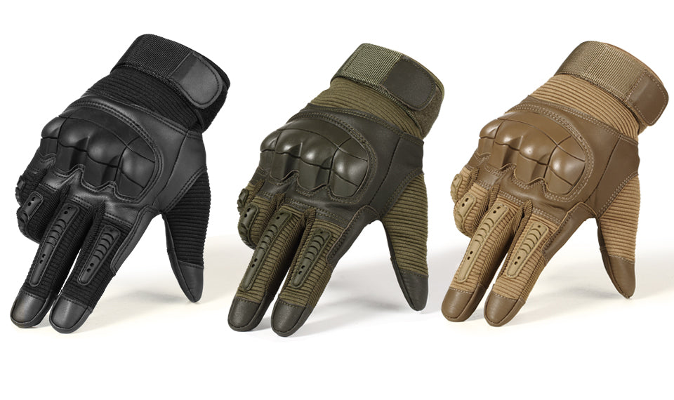 X-Force Tactical Gloves with Touchscreen Fingertips and Impact-Resistant Padding