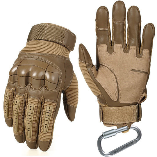X-Force Tactical Gloves with Touchscreen Fingertips and Impact-Resistant Padding
