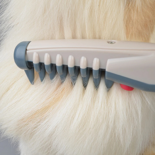 Pet Detangling Trimmer - Gentle Dematting Comb for Dog & Cat Knots and Tangles, All Coat Types