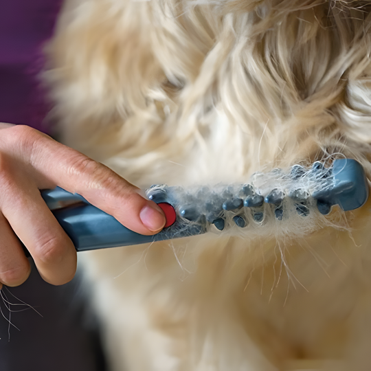 Pet Detangling Trimmer - Gentle Dematting Comb for Dog & Cat Knots and Tangles, All Coat Types