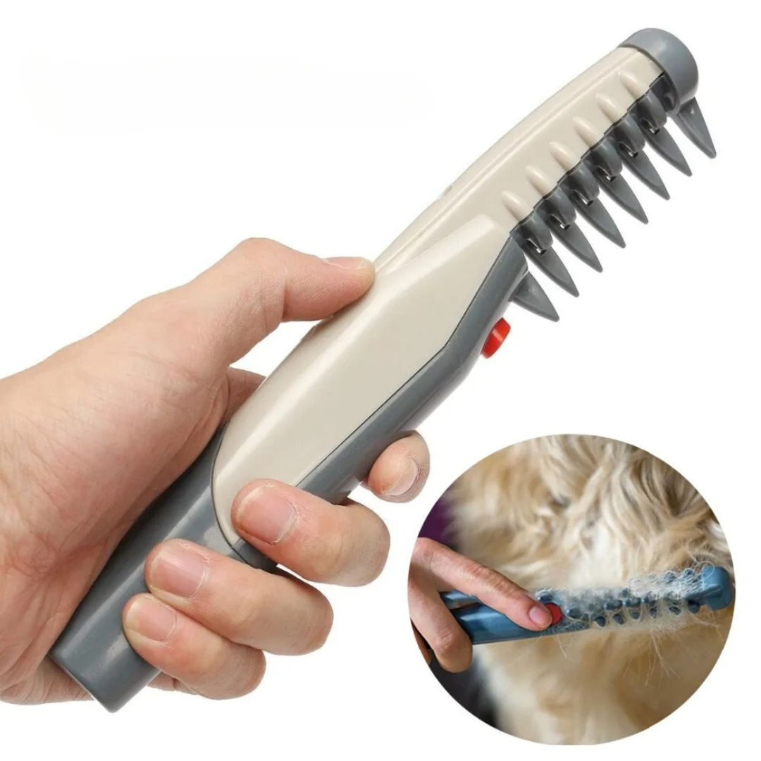Pet Detangling Trimmer - Gentle Dematting Comb for Dog & Cat Knots and Tangles, All Coat Types