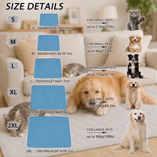 Cooling Pet Mat for Cats & Dogs