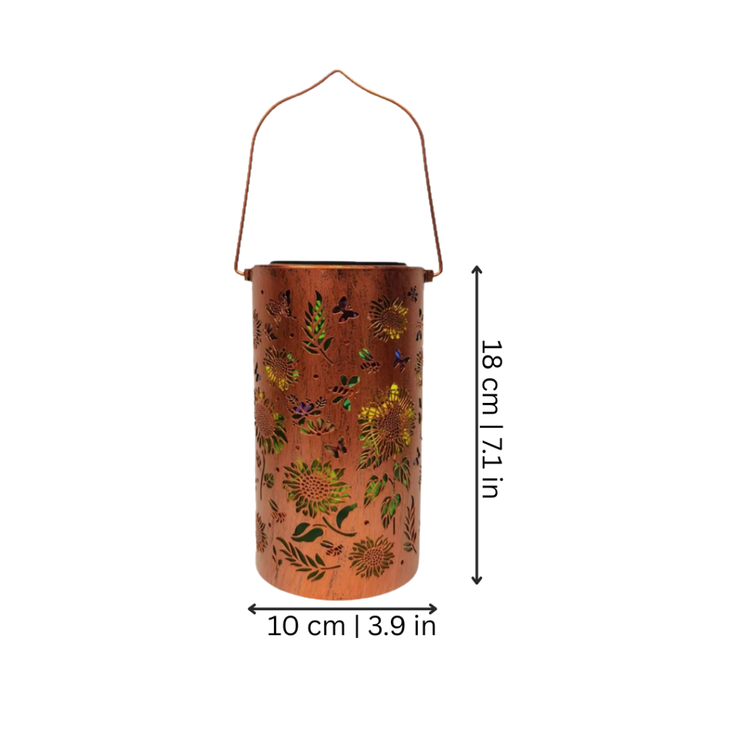 Solar Powered Outdoor Lantern Decorative Garden Light